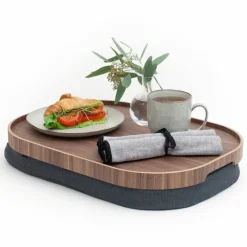 CurveLine serveringsbrett anti-slip, large, piletre