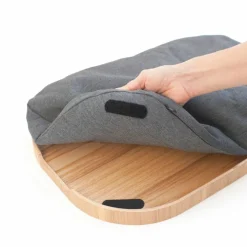 CurveLine serveringsbrett anti-slip, large, piletre