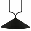Curve pendel taklampe 50 cm, svart