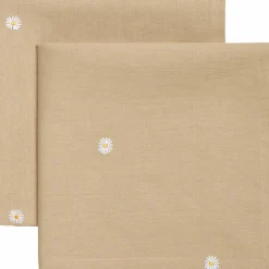Daisy serviett 45 x 45 cm 2-pakning, beige