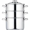 Dampkoker 4 deler 18 cm.