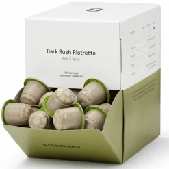 Dark Rush Ristretto kaffekapsler 100-pakning