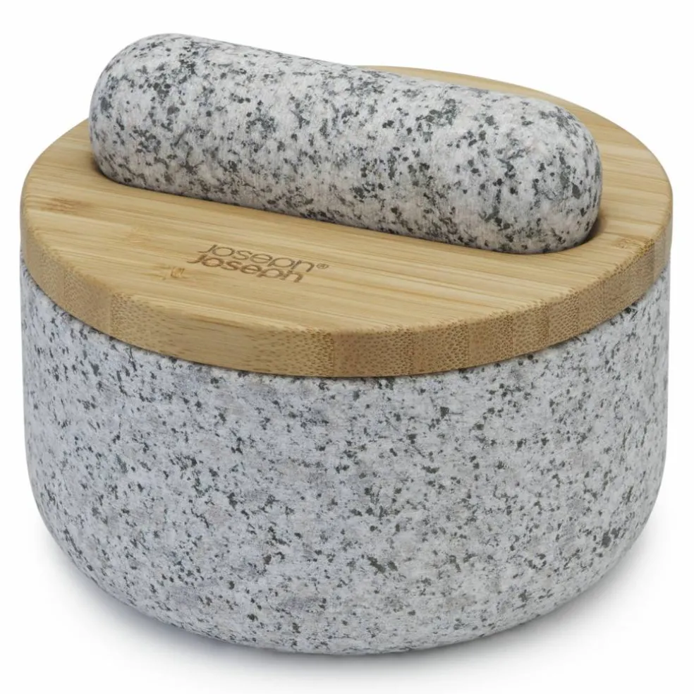 Dash mortel med lokk av bambus 21,5 cm