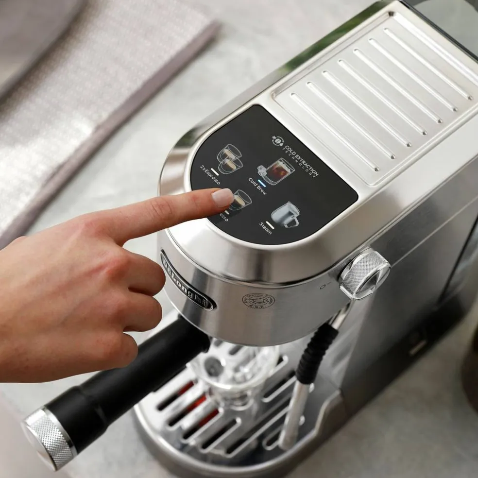 Dedica EC890 Duo espressomaskin, metall
