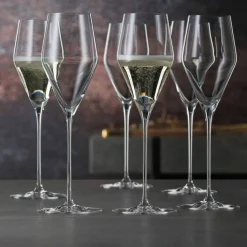 Definition champagneglass 6-pack
