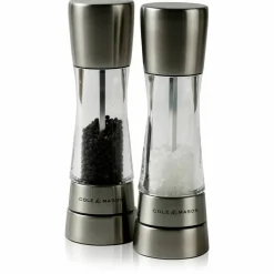 Derwent salt og pepper sett, 19 cm, stål/acryl