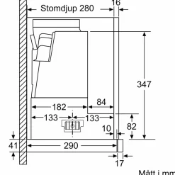 DFS067A51 Serie 4 uttrekkbar kjøkkenventilator 60 cm, silver metallic
