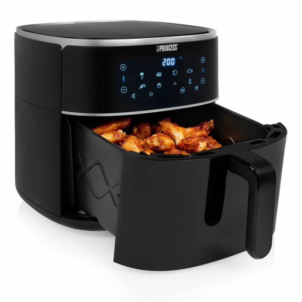 Digital airfryer 8 liter, svart