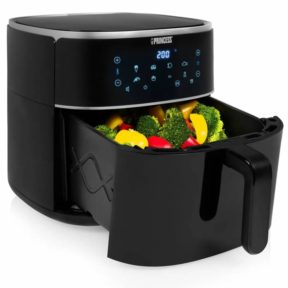 Digital airfryer 8 liter, svart