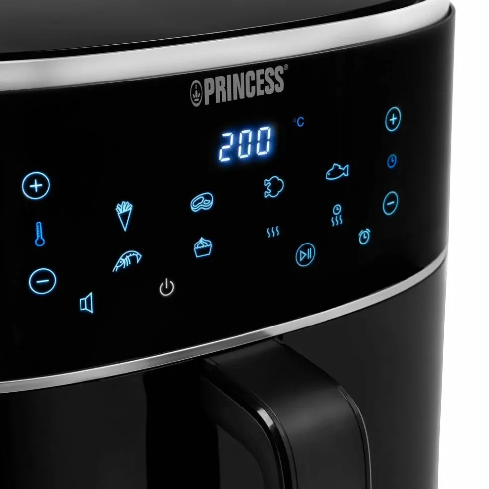 Digital airfryer 8 liter, svart