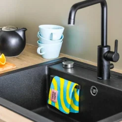 Disktraseholder med magnet, svart