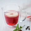 Dobbeltvegget kaffeglass 25 cl, 2-pakk