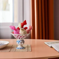 Dora fruktskål 25 cm, blå