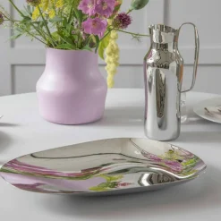 Dorotea karaffel 30 cm, polert stål