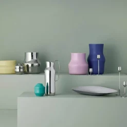 Dorotea karaffel 30 cm, polert stål