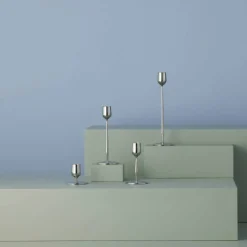Dorotea lysestake 7x23,5 cm, blank stål