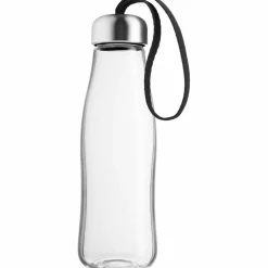 Drikkeflaske Glass 0,5 liter, Svart