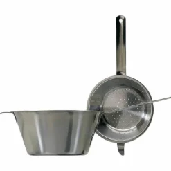 Dørslag i rustfritt stål 22 cm
