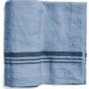 Duk LORRY i lin, stripe, Misty Blue