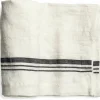 Duk LORRY i lin, stripe, Sage