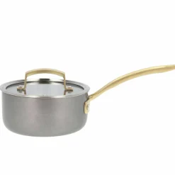Durance kasserolle med lokk 1,5 liter 16 cm, rustfritt stål
