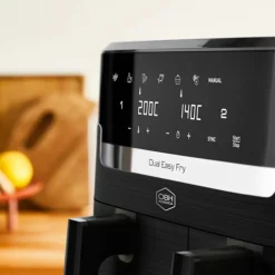 Easy Fry Dual airfryer 8,3 l, svart