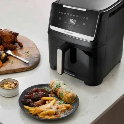 Easy Fry Silence Vision airfryer 7 liter, svart