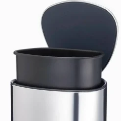 Easystore søppelbøtte 5 liter, steel