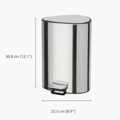 Easystore søppelbøtte 5 liter, svart