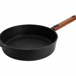 Eco Logic QXR sautépanne 28 cm med avtagbart trehåndtak
