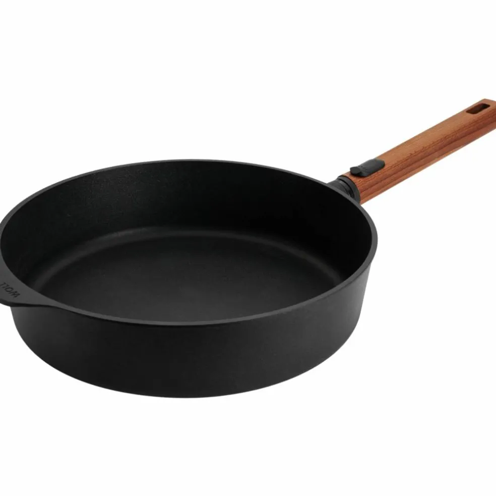 Eco Logic QXR sautépanne 24 cm med avtagbart trehåndtak