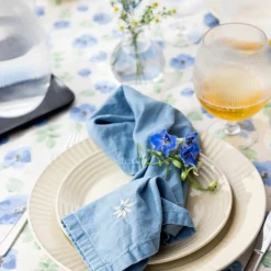 Eden Denim serviett 2-pakning, blå