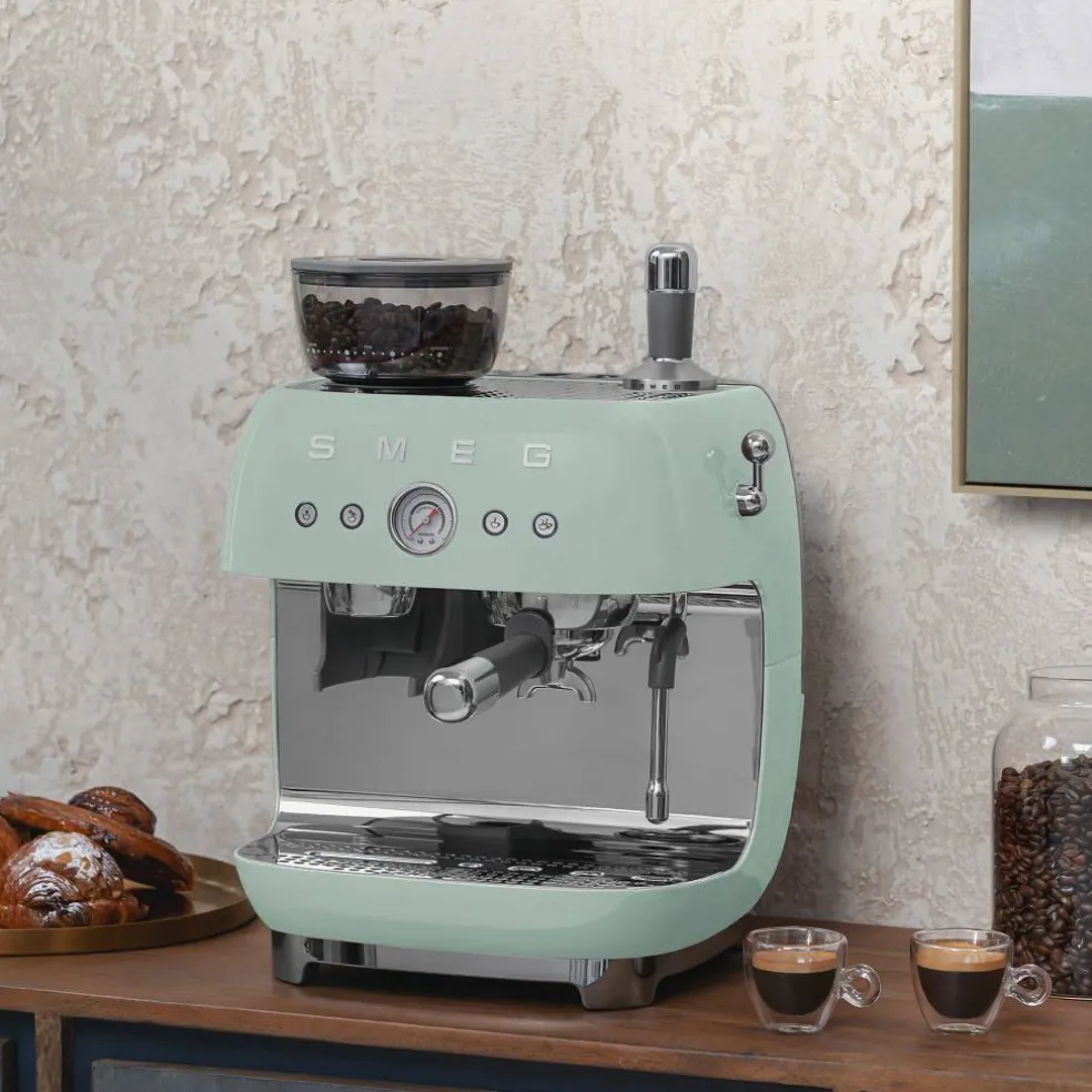 EGF03 Manuell espressomaskin, creme