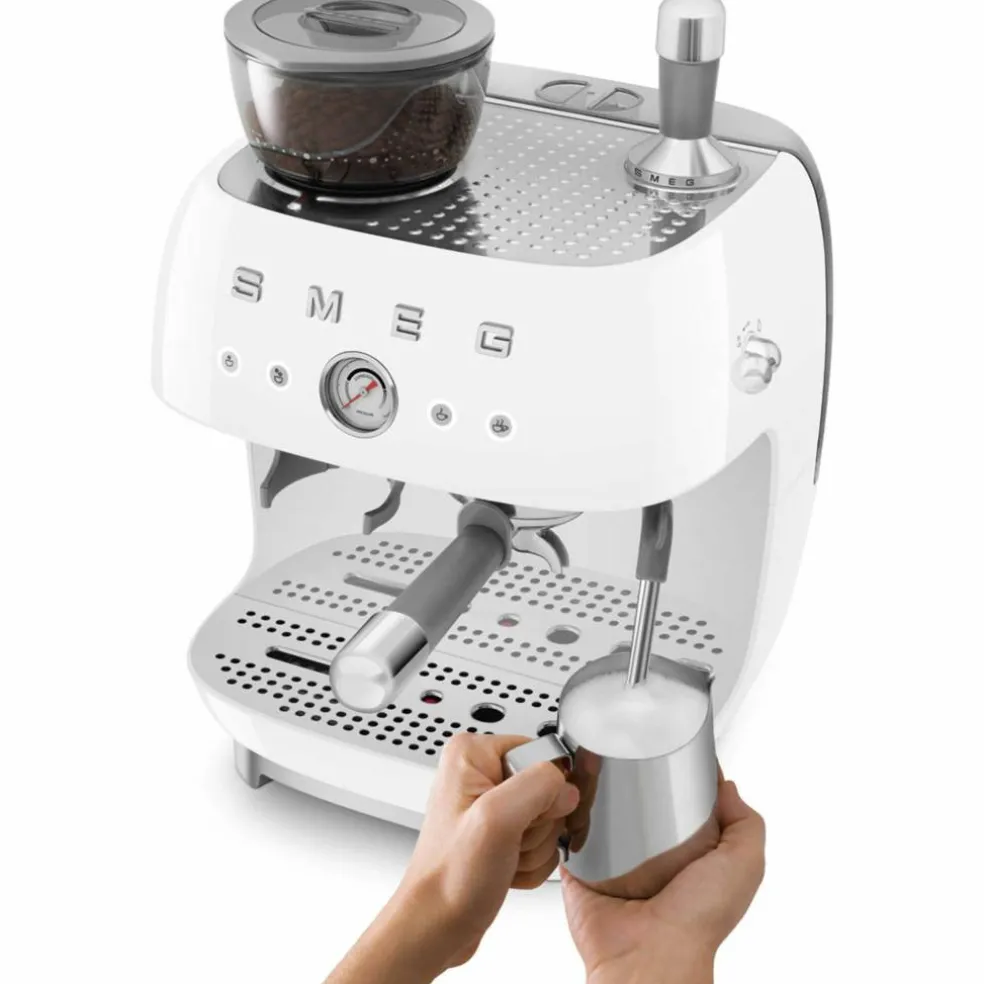 EGF03 Manuell espressomaskin, creme