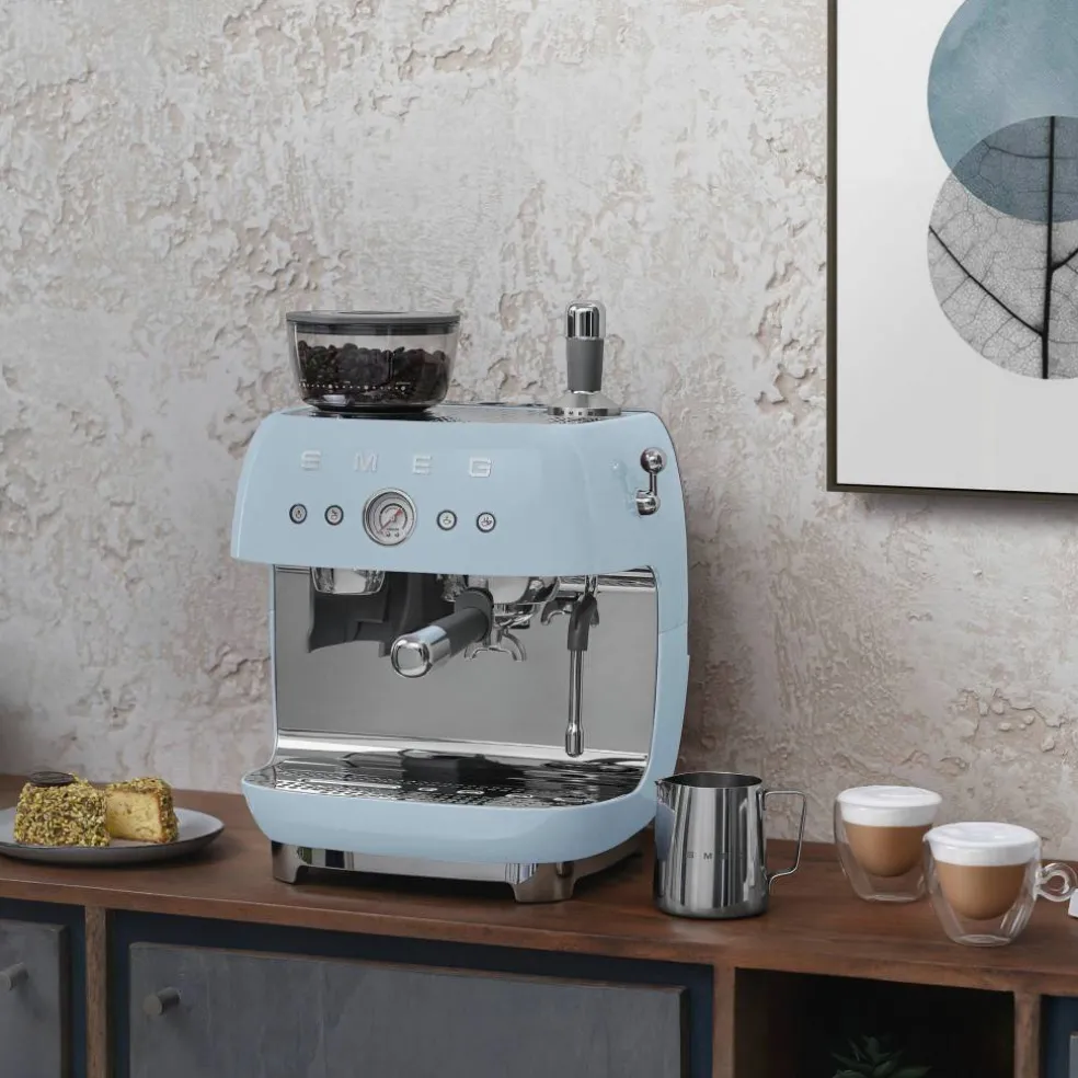 EGF03 Manuell espressomaskin, creme