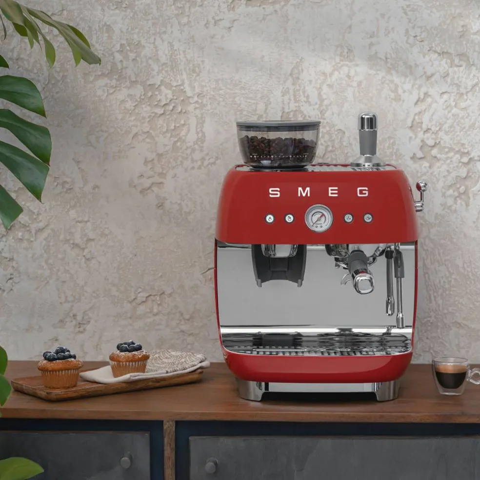 EGF03 Manuell espressomaskin, creme