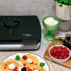 Elegance 910 dobbelt vaffeljern, keramisk