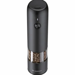 Elektrisk pepperkvern 14 cm, grå
