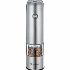 Elektrisk pepperkvern 14 cm, grå