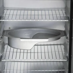 Elektrisk røykovn, rustfritt stål / sort