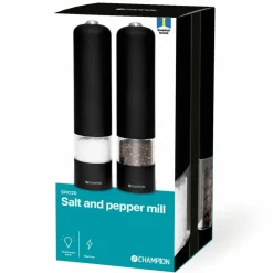 Elektrisk Salt- Og Pepperkvern Mattsvart