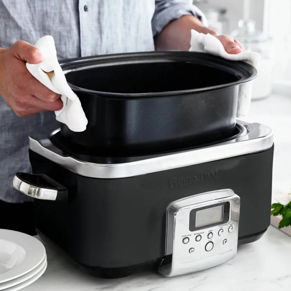 Elite Slow Cooker, stainless steel