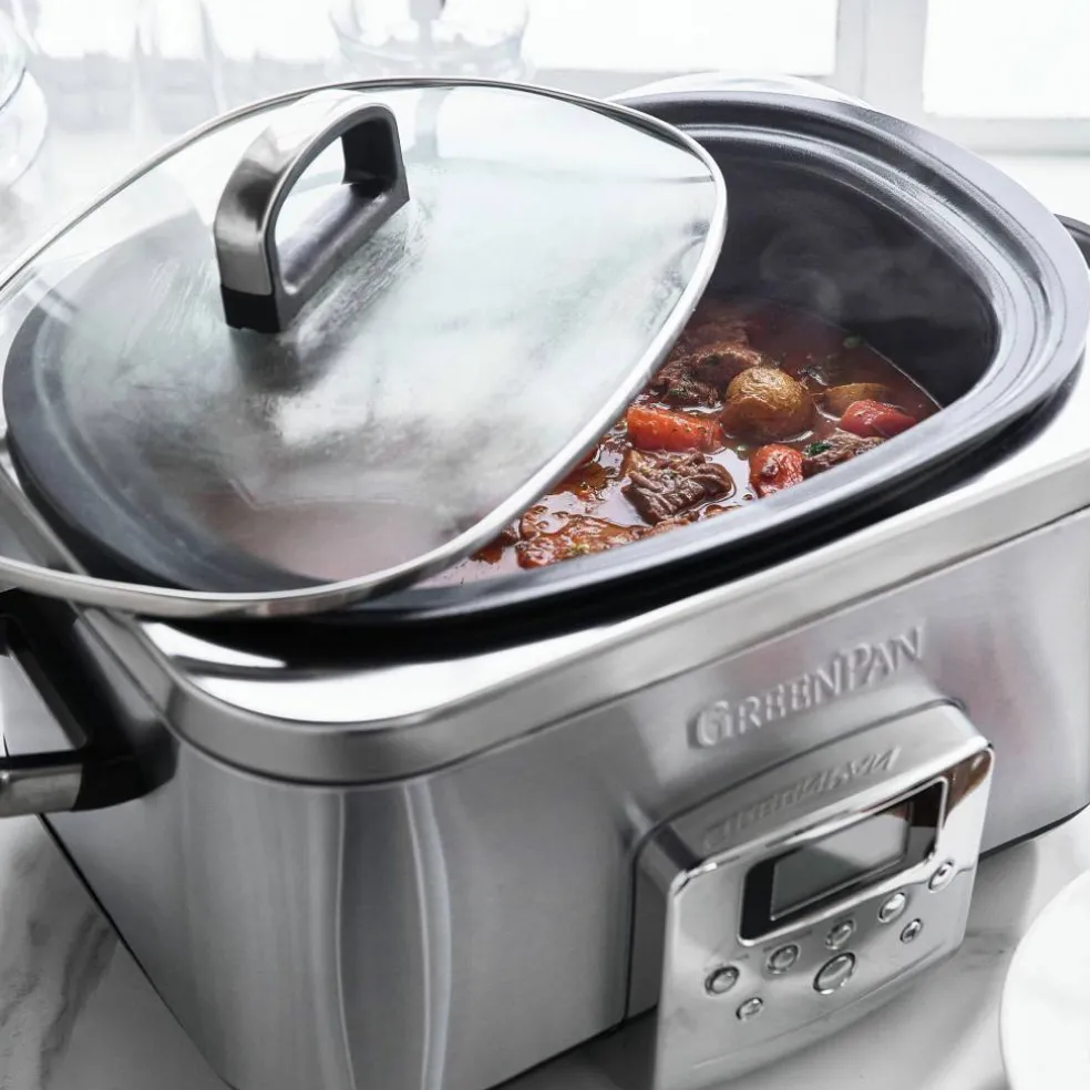 Elite Slow Cooker, stainless steel