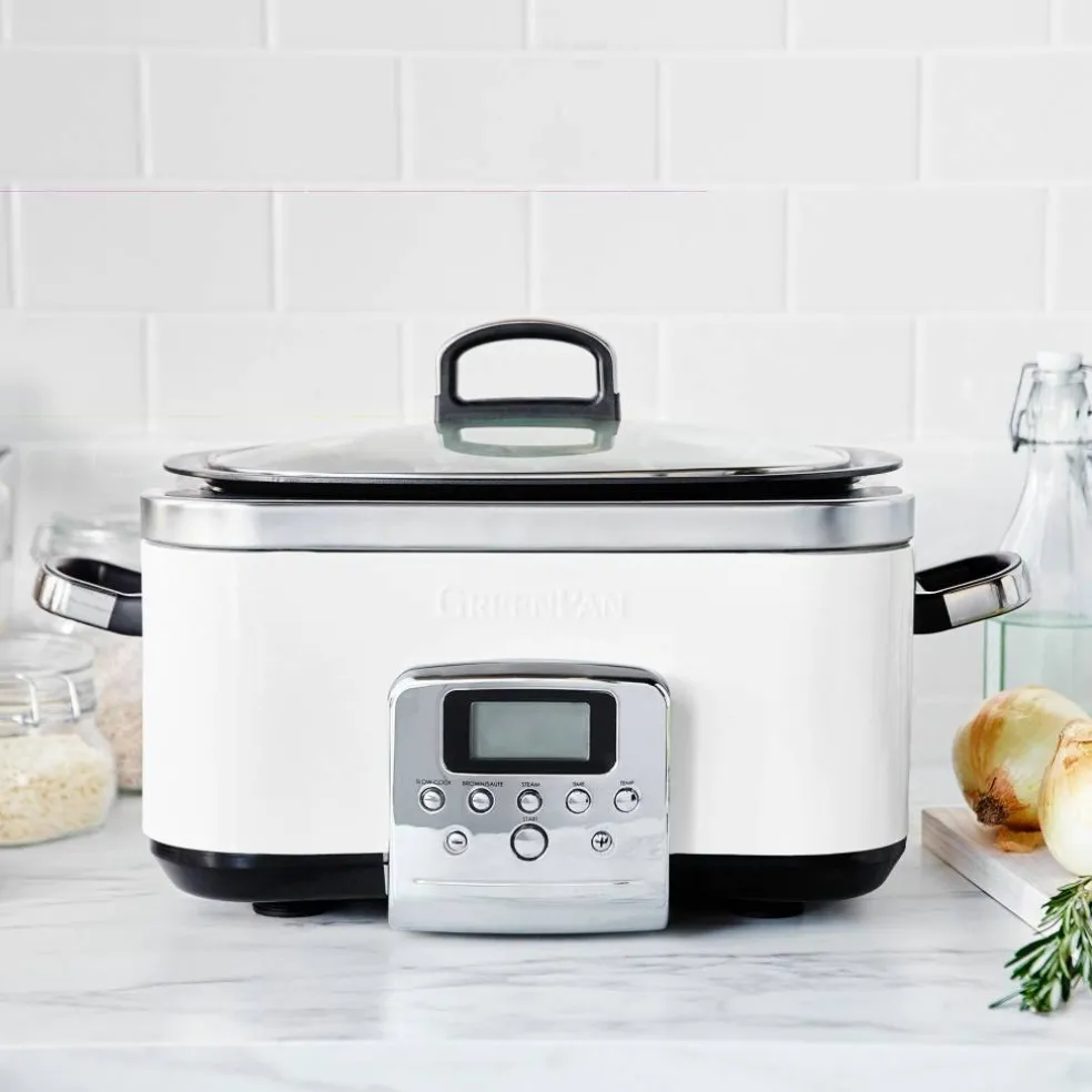 Elite Slow Cooker, stainless steel