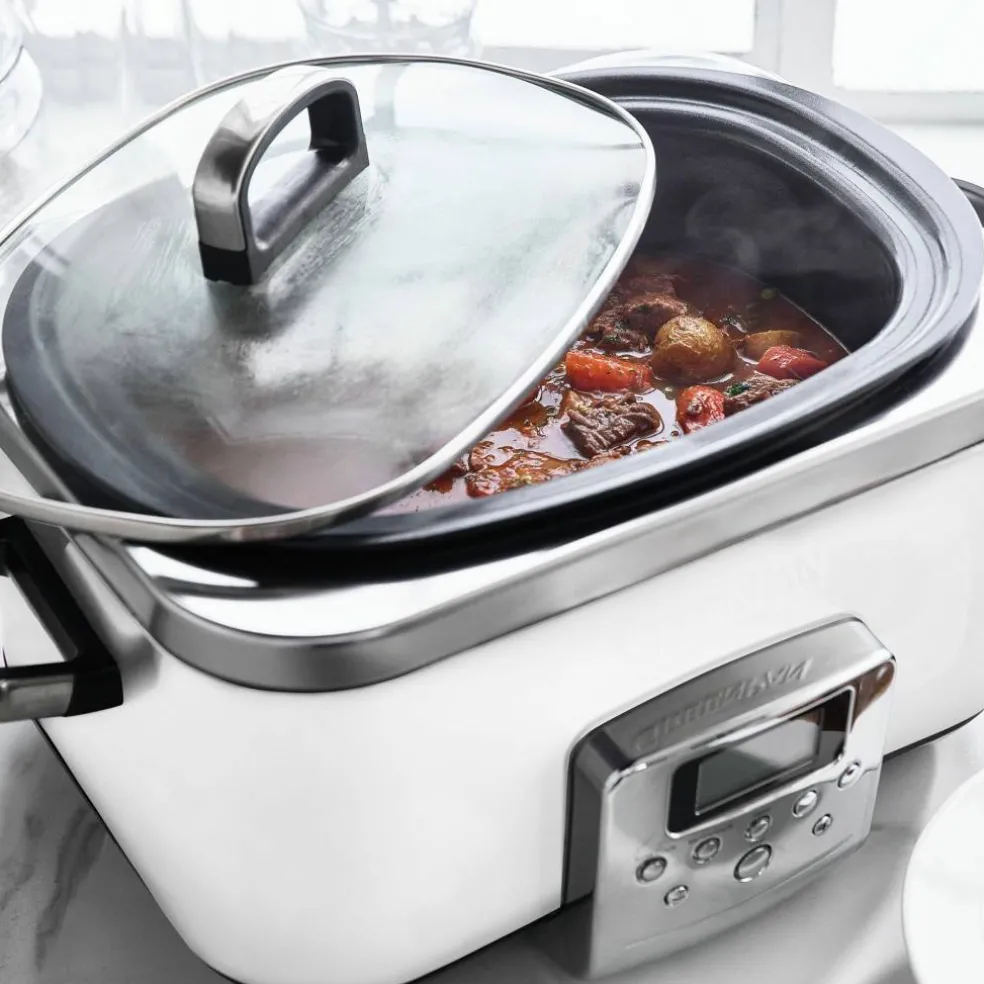 Elite Slow Cooker, stainless steel