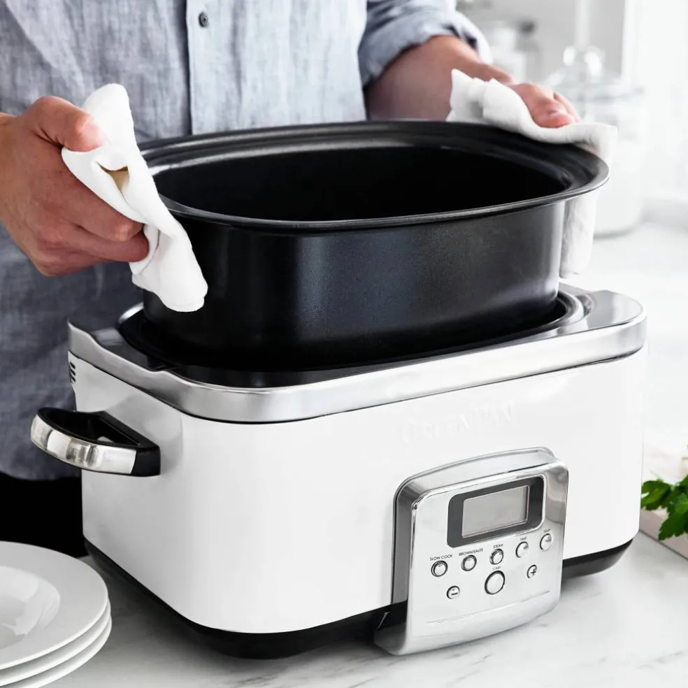 Elite Slow Cooker, stainless steel