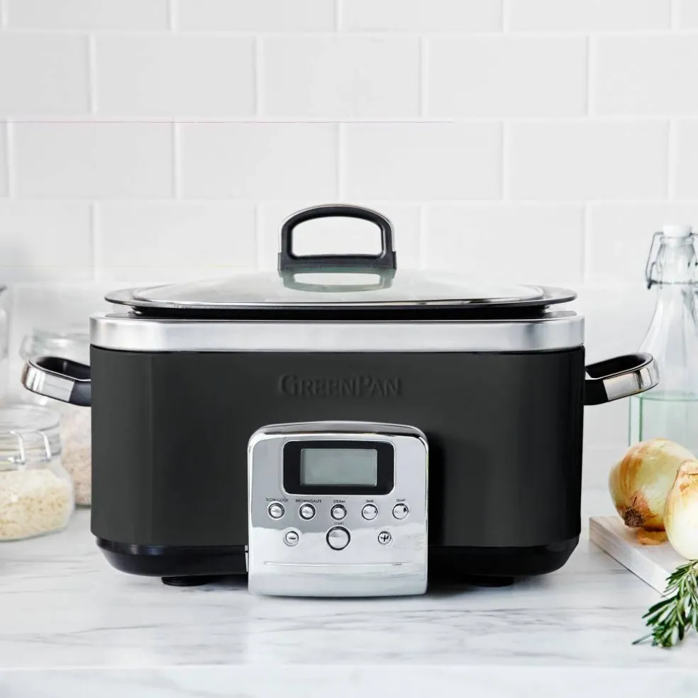 Elite Slow Cooker, stainless steel
