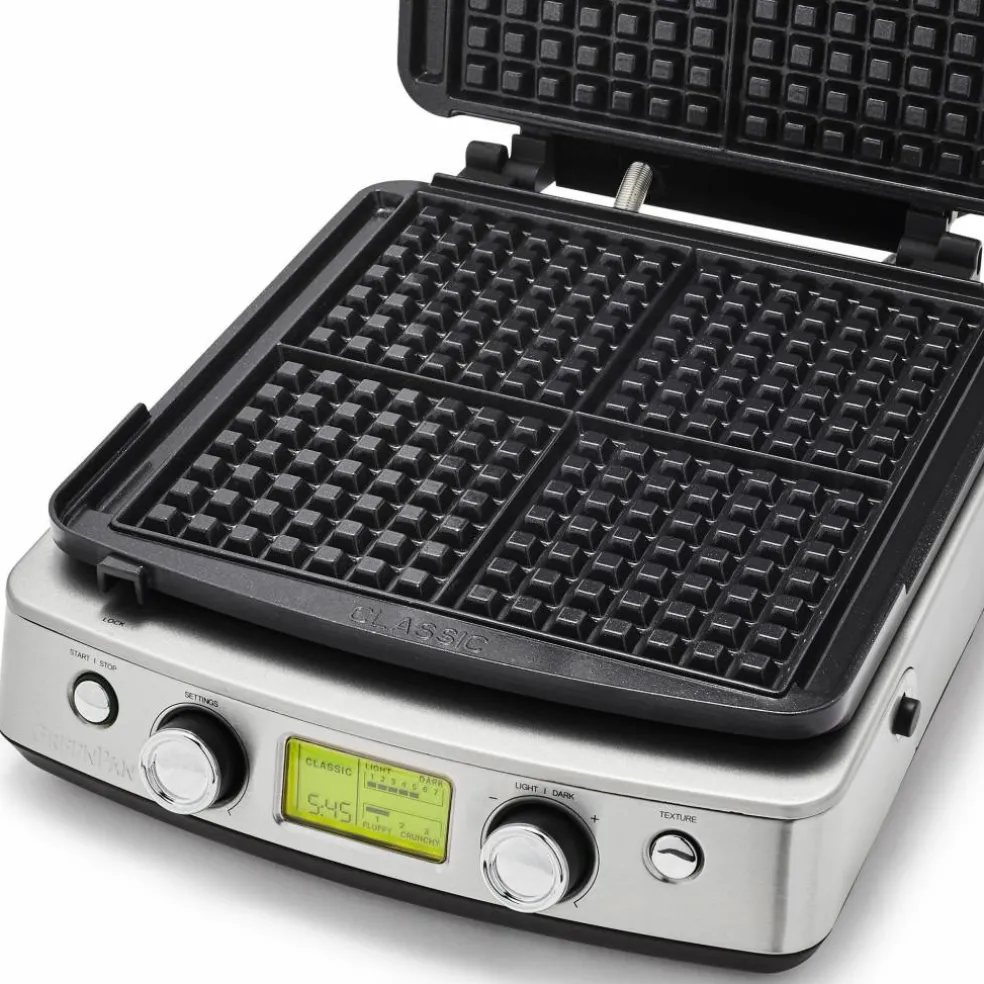 Elite vaffeljern, stainless steel