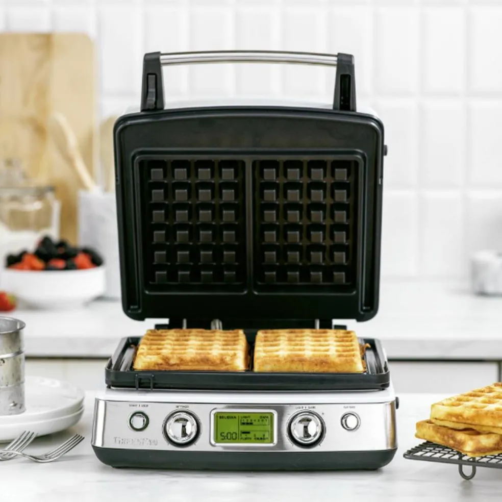 Elite vaffeljern, stainless steel