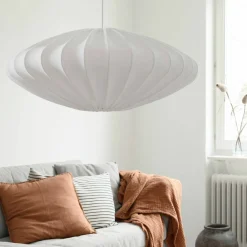 Ellipse taklampe, 65 cm, grå